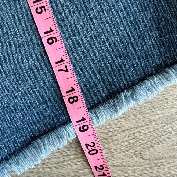 AG Adriano Goldschmied The Nikki Relaxed Skinny Denim Jean Shorts Blue Size 28 - Picture 14 of 14